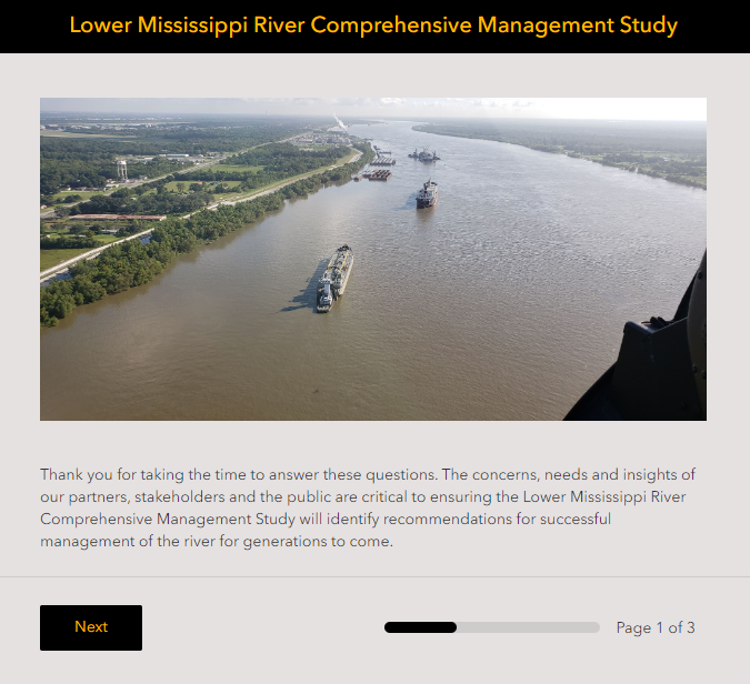 Screen shot of Survey123