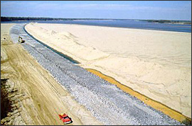 Trenchfill revetment at Hogpoint